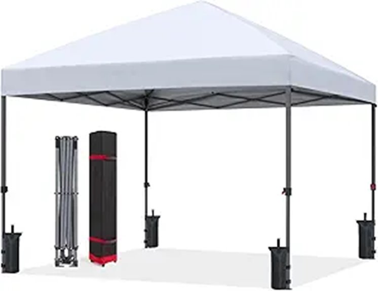 ABCCANOPY 10x10 Pop-Up Canopy with Sandbags