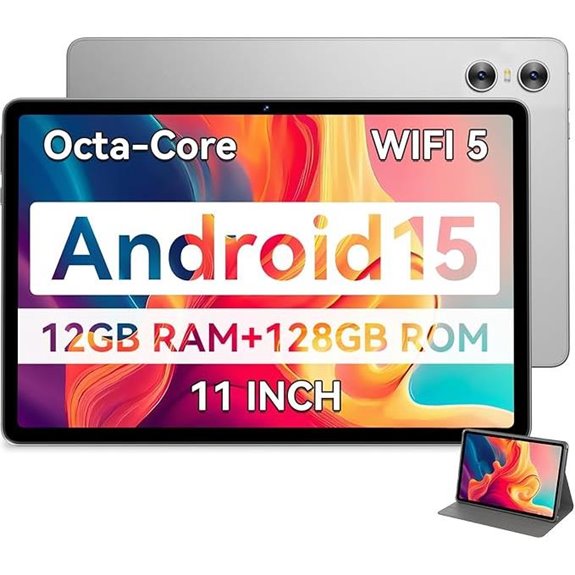 11-inch Android Tablet with 12GB RAM and 128GB Storage