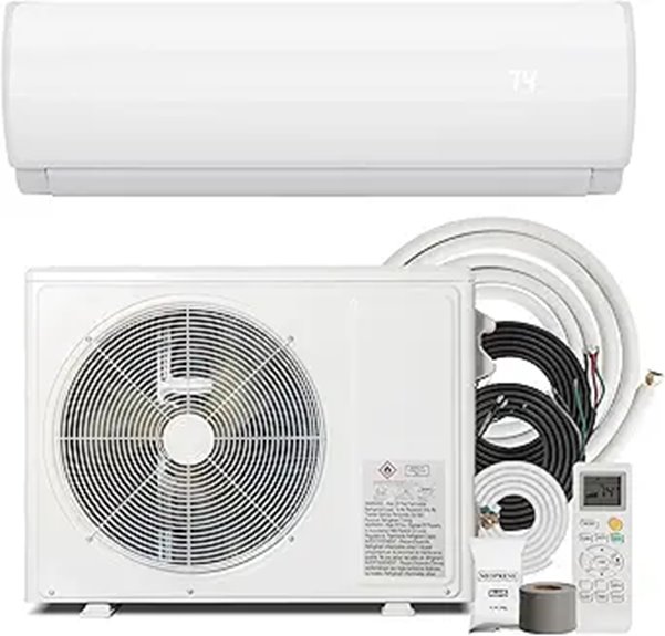12000BTU Ductless Mini Split AC Heat Pump