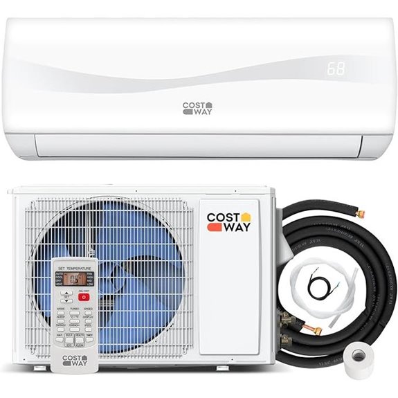 COSTWAY 12000BTU Mini Split AC & Heater