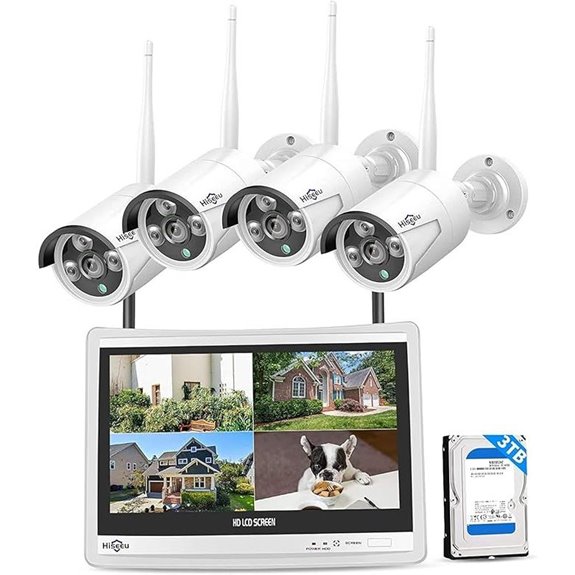 Hiseeu 16-Channel Wireless 4K Home Security System