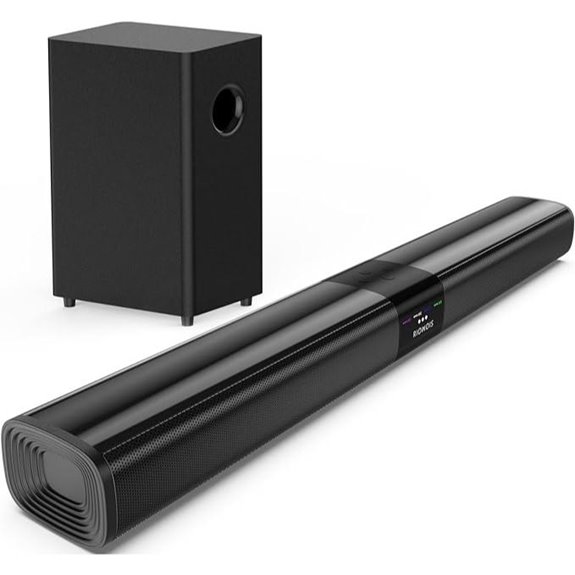 Saiyin 24-Inch 100W Soundbar with Subwoofer and Bluetooth