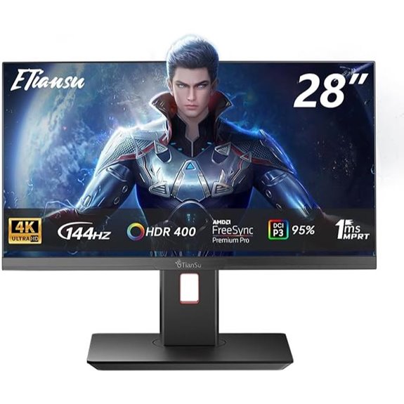 28 Inch 4K UHD Gaming Monitor with Speakers and HDMI