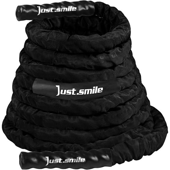 Just.smile 30ft Battle Rope for Gym & Workout