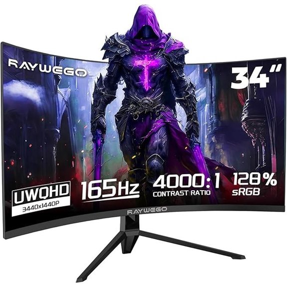 34-Inch Ultrawide Curved Gaming Monitor with RGB Backlight