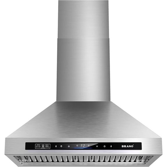 36-inch Wall Mount Range Hood with Voice Control