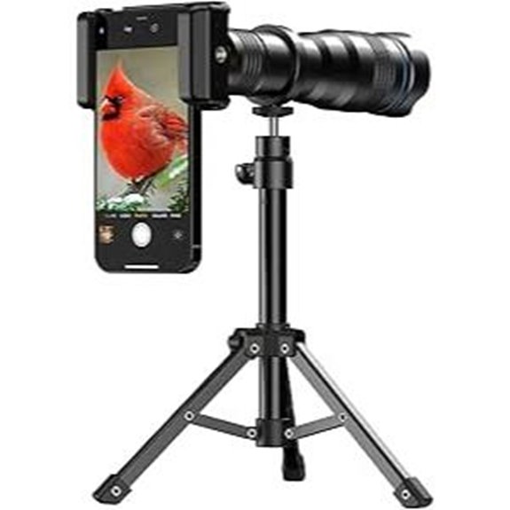 36X Telephoto Phone Lens with Tripod