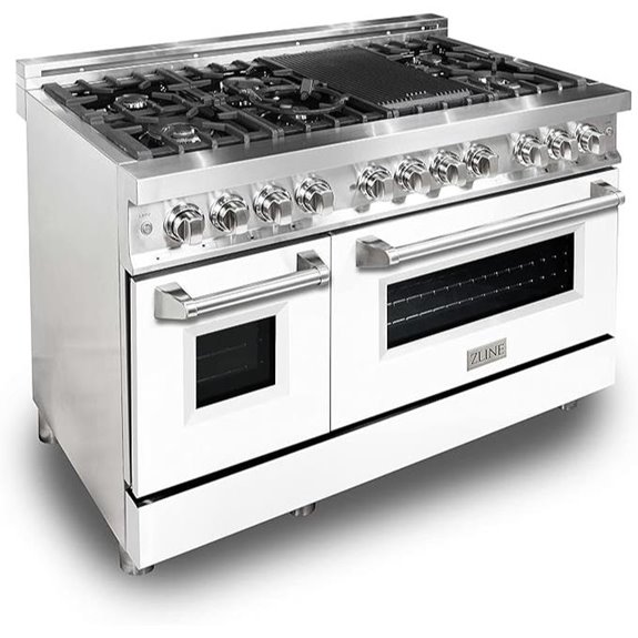 ZLINE 48-Inch Dual Fuel Range with Double Ovens