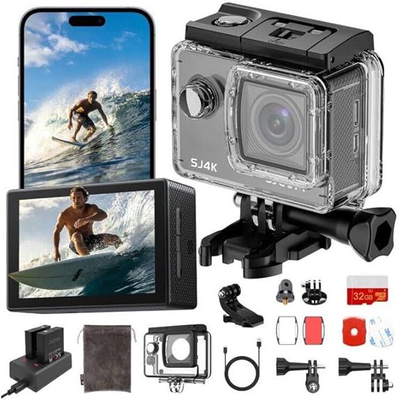 SJCAM SJ4000 4K WiFi Action Camera with Accessories