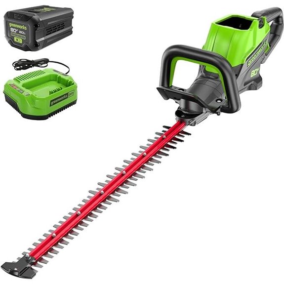 Greenworks 80V Cordless Hedge Trimmer with Battery