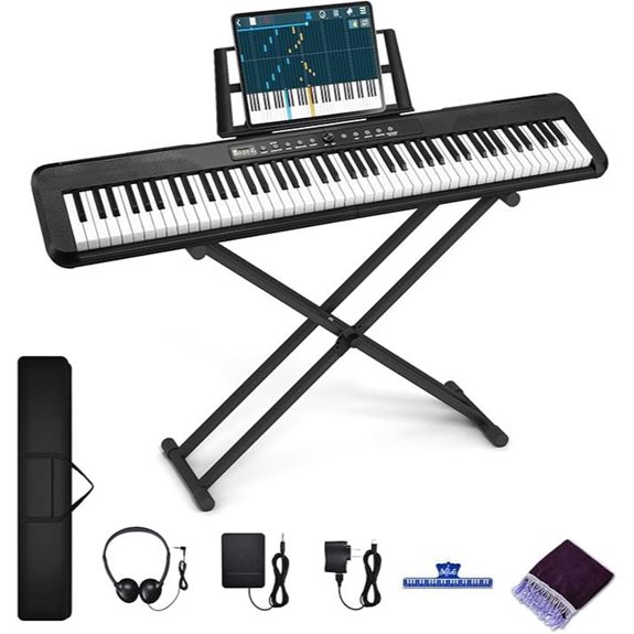 88-Key Digital Keyboard Piano with Accessories
