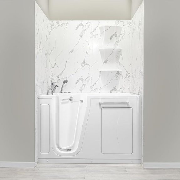 Ella Zen Acrylic Hydro Massage Walk-in Tub