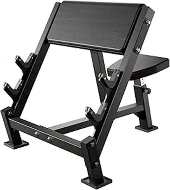 Adjustable Arm Curl Bench for Home Gym Workout