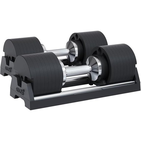 SNODE AD80 Adjustable Dumbbell Set with Cast Iron Plates