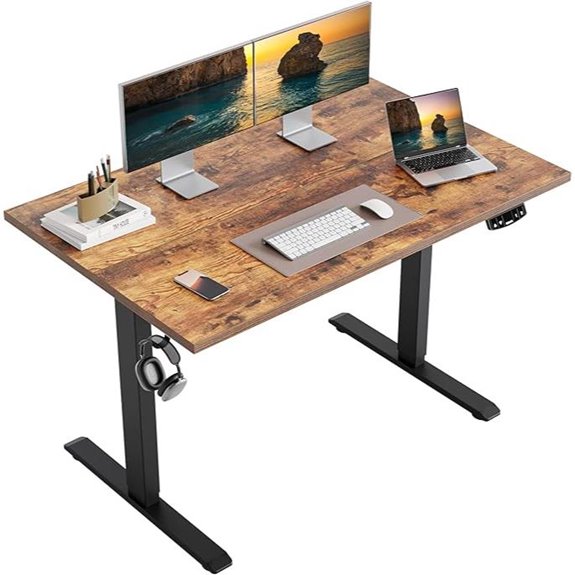 Height Adjustable Electric Standing Desk 48x24