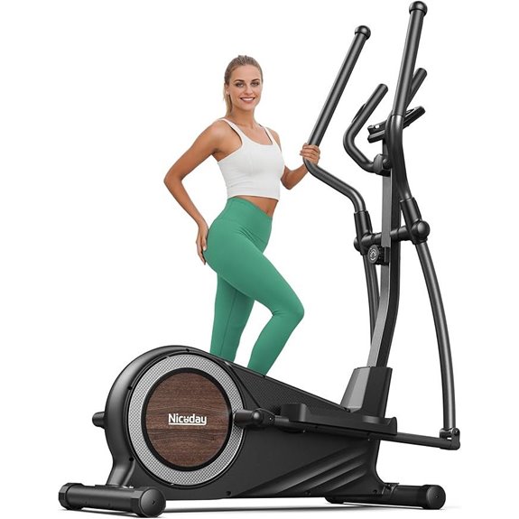 Niceday Elliptical Exercise Machine with 15.5-19in Stride