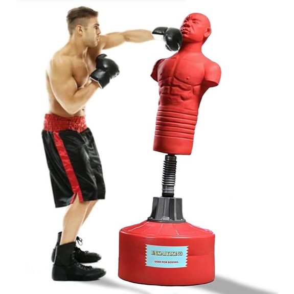 Adjustable Freestanding Boxing Dummy with Telescopic Height