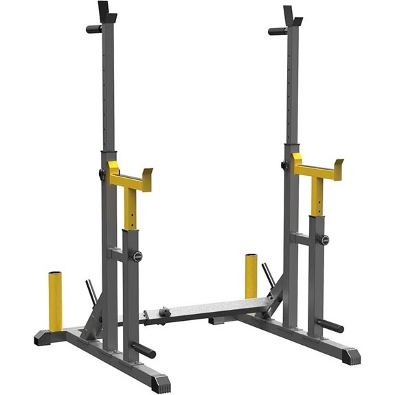 K KiNGKANG Adjustable Multi-Function Squat Rack