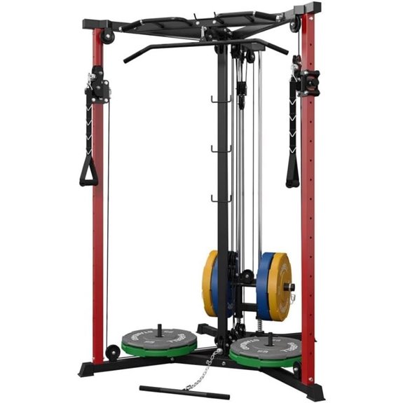 Mikolo Cable Crossover Machine with Adjustable Pulley System