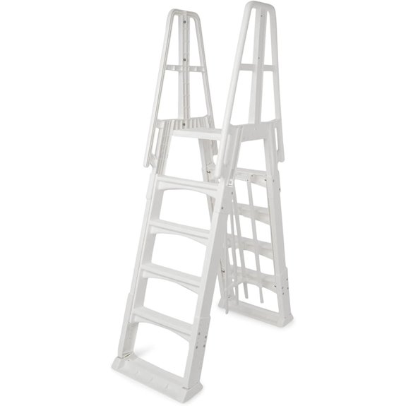 Vinyl Works Adjustable Pool Ladder with Handrails