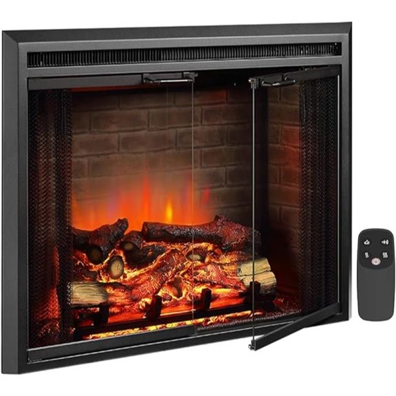adjustable wattage fireplace insert