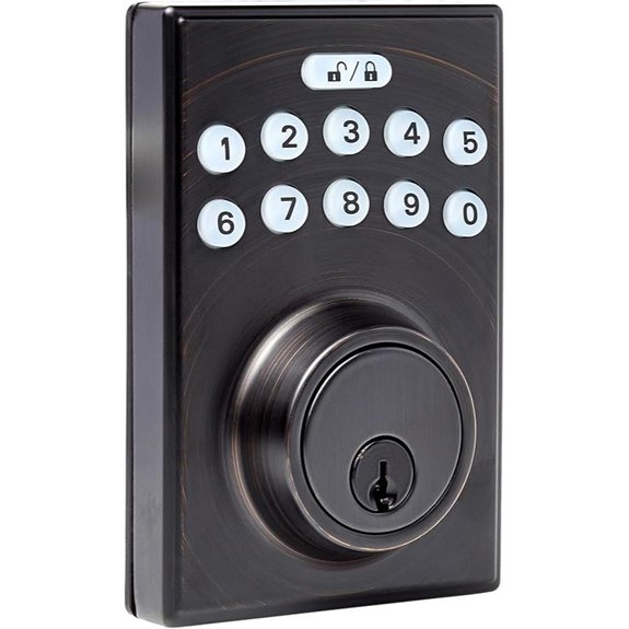 Amazon Basics Keypad Deadbolt with Touch-Control