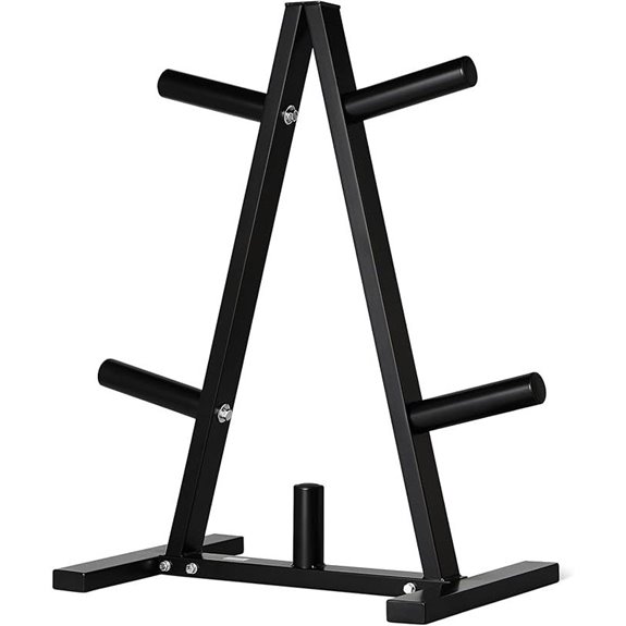 Amazon Basics Weight Plate Tree Rack