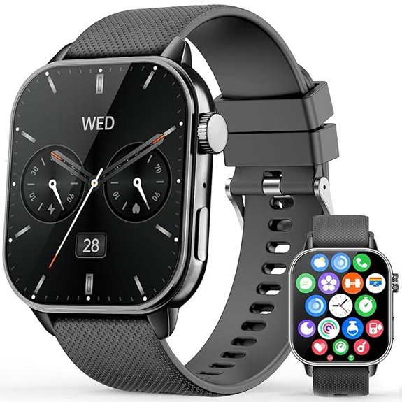 Smart Watch for Men Women 1.85 AMOLED IP68