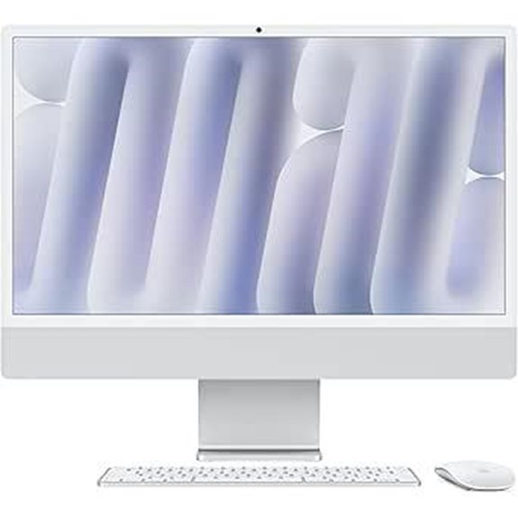 Apple 2024 iMac All-in-One Desktop Computer (Silver)