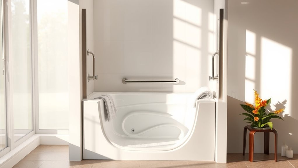 bariatric tub safety features