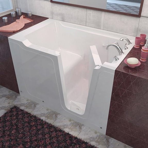 MT3660RWS Bariatric Walk In Soaker Bathtub Spa