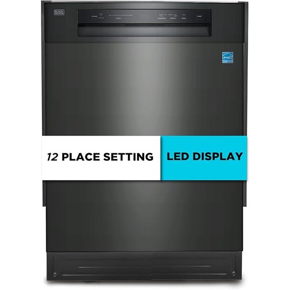 BLACK+DECKER 24 Built-In Dishwasher with 12-Place Setting