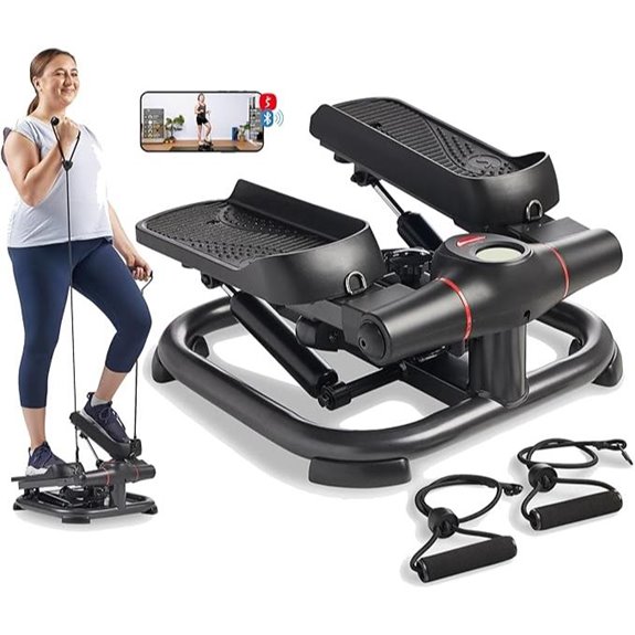 Sunny Health & Fitness 2-in-1 Power Stepper with Bluetooth
