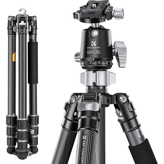 K&F Concept X-Series 68 Carbon Fiber Tripod