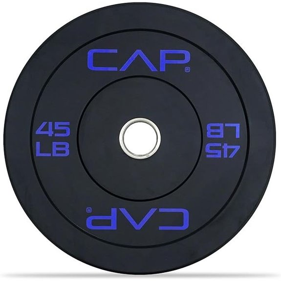CAP Barbell Rubber Olympic Bumper Plate | Multiple Options/Colors