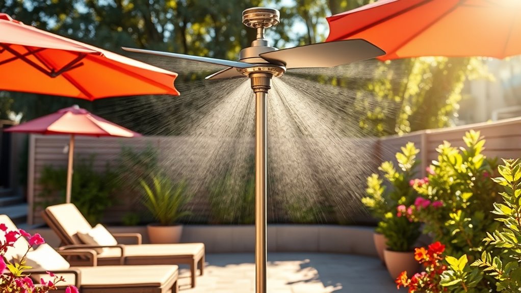 cooling mist reach portability