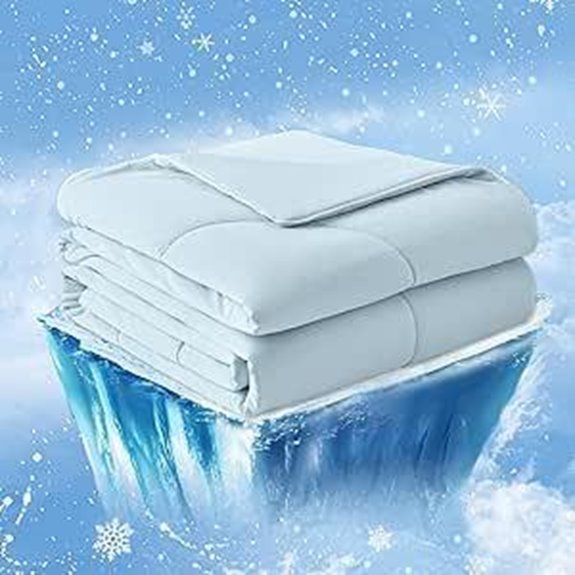 Cozy Bliss Cooling Queen Comforter for Hot Sleepers