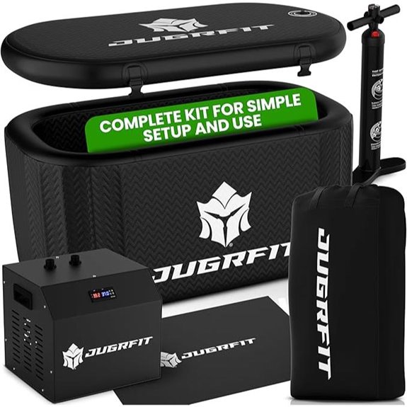 Cold Plunge Tub with Water Chiller and Accessories