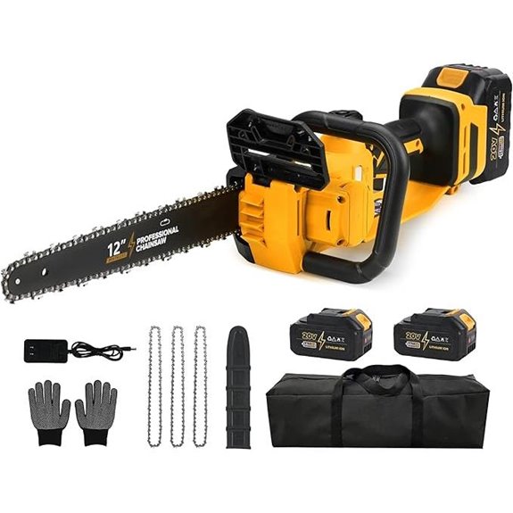 12 Cordless Electric Chainsaw with 20V Battery