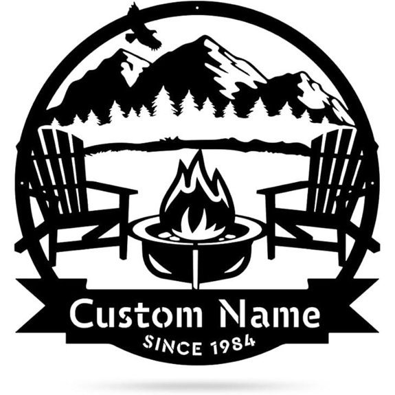 RealSteel Personalized Metal Outdoor Wall Art