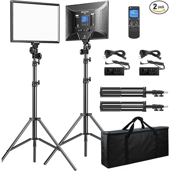 D50 Bi-Color LED Video Light Panel (2-Pack)