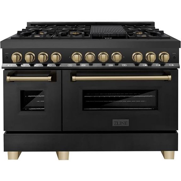 ZLINE Autograph 48-Inch Dual Fuel Range with Ovens
