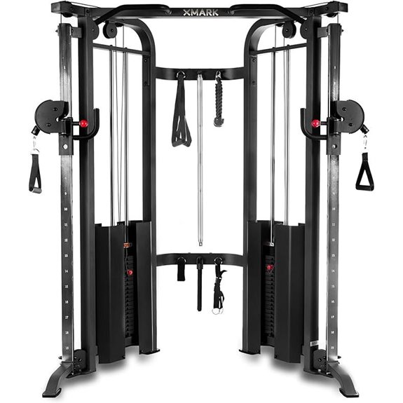 XMARK Functional Trainer with Dual 200lb Weight Stacks
