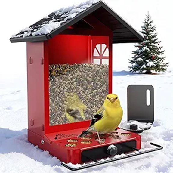 All-Metal Bird Feeder with Large Capacity