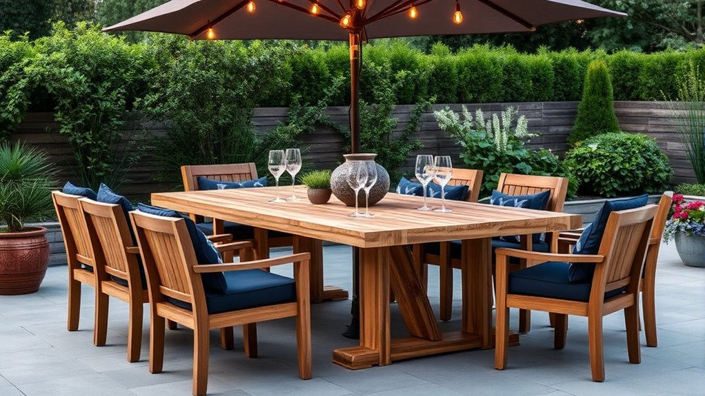 durable weatherproof patio dining