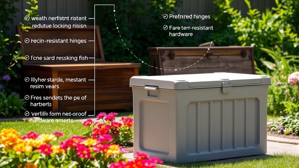 durable weatherproof storage options