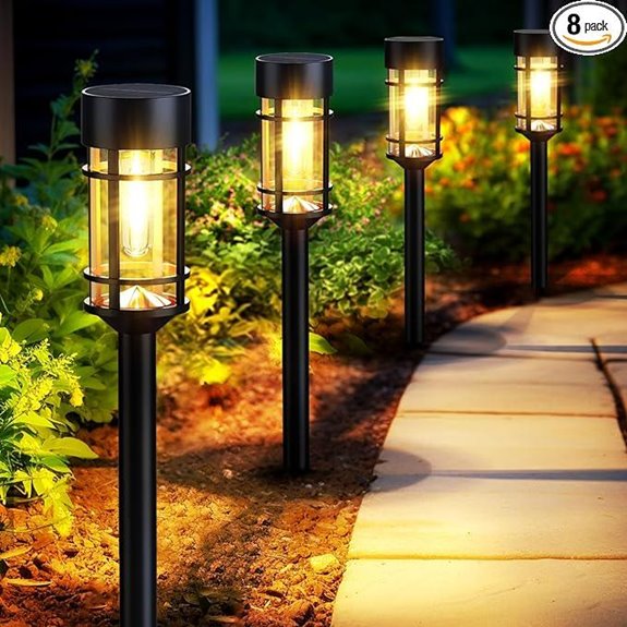 Mancra Solar Pathway Lights (8 Pack)