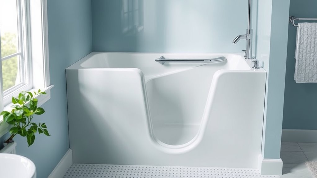 elderly bathtub safety features