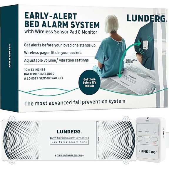 Lunderg Early Alert Bed Alarm for Elderly Adults