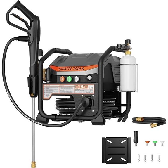 Giraffe Tools Electric Pressure Washer with Copper Pump